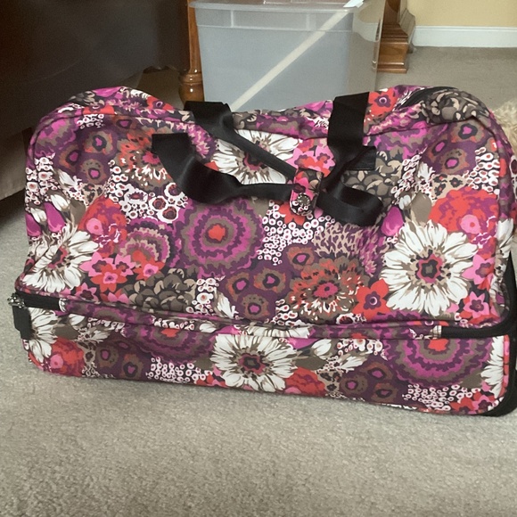 Vera Bradley rolling duffle - Picture 2 of 6